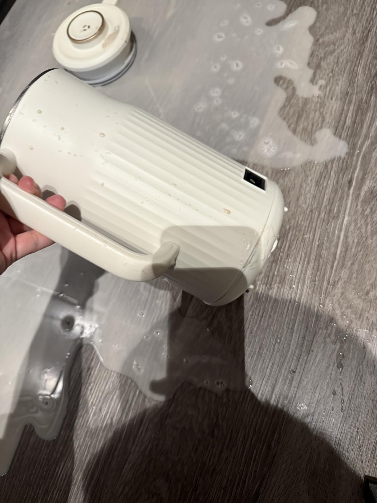 Nut Milk Maker, AlfaBot N2 Automatic Almond Milk Machine for Homemade Plant-Based Milk, Oat, Soy, Yogurt, 5 Modes/35OZ Big Capacity Soy Milk Maker with Delay Setting and Self Cleaning (Cream) customer photo 2