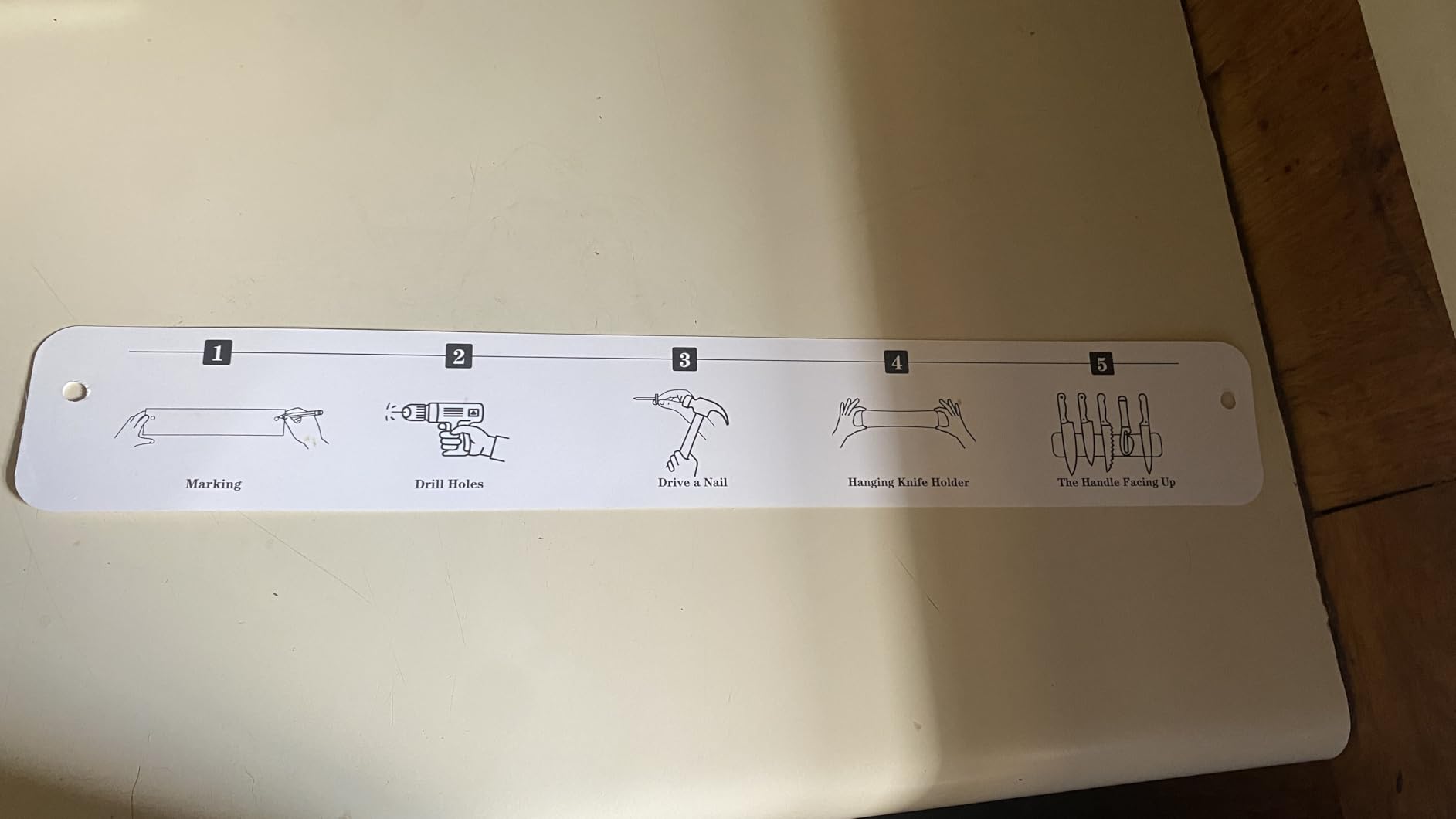 Swaitee Magnetic Knife Holder for Wall, 16 Inch Acacia Wood Magnetic Knife Strip, Kitchen Storage Organizer, Fridge Side Mount, Housewarming Gifts for New Home customer photo 1