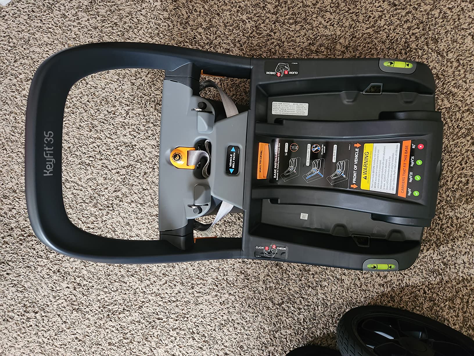 Bravo Primo ClearTex 3-in-1 Trio Travel System, Bravo Primo Quick-Fold Stroller with KeyFit Max Zip ClearTex Infant Car Seat and Base, Somerset/Black customer photo 2