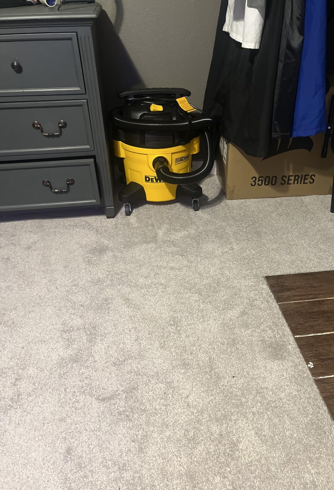 DEWALT 12 Gallon STEALTHSONIC Shop Vacuum Wet and Dry, 5.5 Peak HP Ultra Quiet Shop Vac with Powerful Suction, Wet Dry Vacuum Cleaner DXV12P-QTE with 6 Dust Bags for Jobsite, Garage, Workshop & Auto customer photo 2