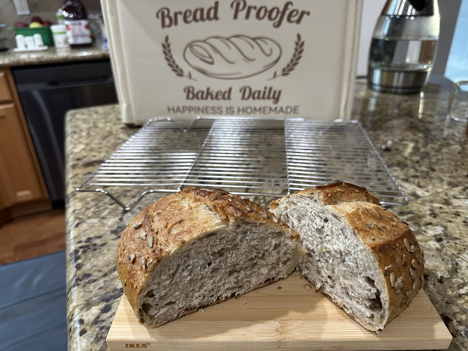 Folding Bread Proofing Box with 50-113℉ Temp Control & 48H Timer customer photo 2