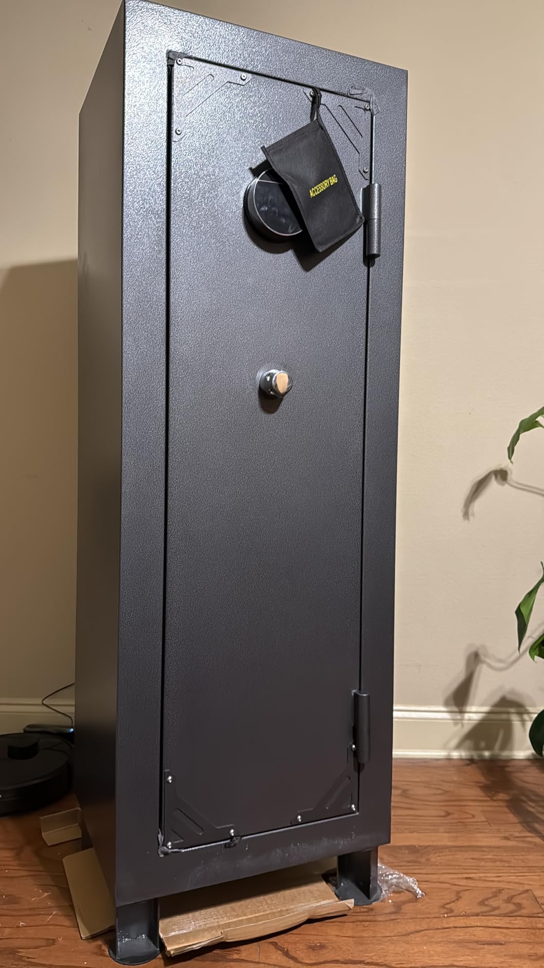 KAER Fireproof 20 Gun Safe 1400°F / 45 Minutes Biometric Gun Safe for Rifles and Pistols Rifle Safe Gun Cabinet Quick Access Gun Safes with Adjustable Shelf and Gun Rack (Gray) customer photo 1