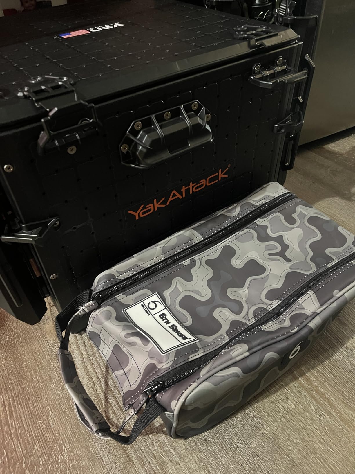 6th Sense Fishing Tackle Bag Extra-Large Bait Bag - Water-Resistant, Holds 20-25 Packs (Marshwood - Woodland) customer photo 1