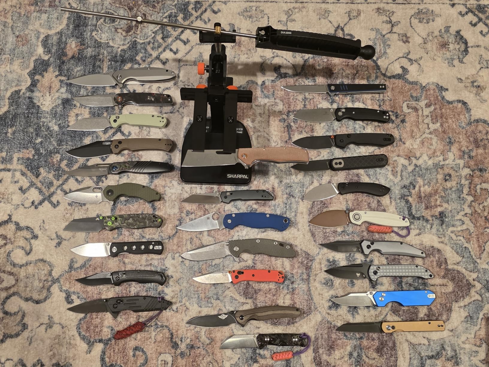 SHARPAL 202H Precision Knife Sharpening System-Adjustable Angle 10-35° Knife Sharpener Kit with 7 Abrasives (Diamond 220/325/600/1000, Whetstone 3000/6000, Leather Strop) customer photo 1