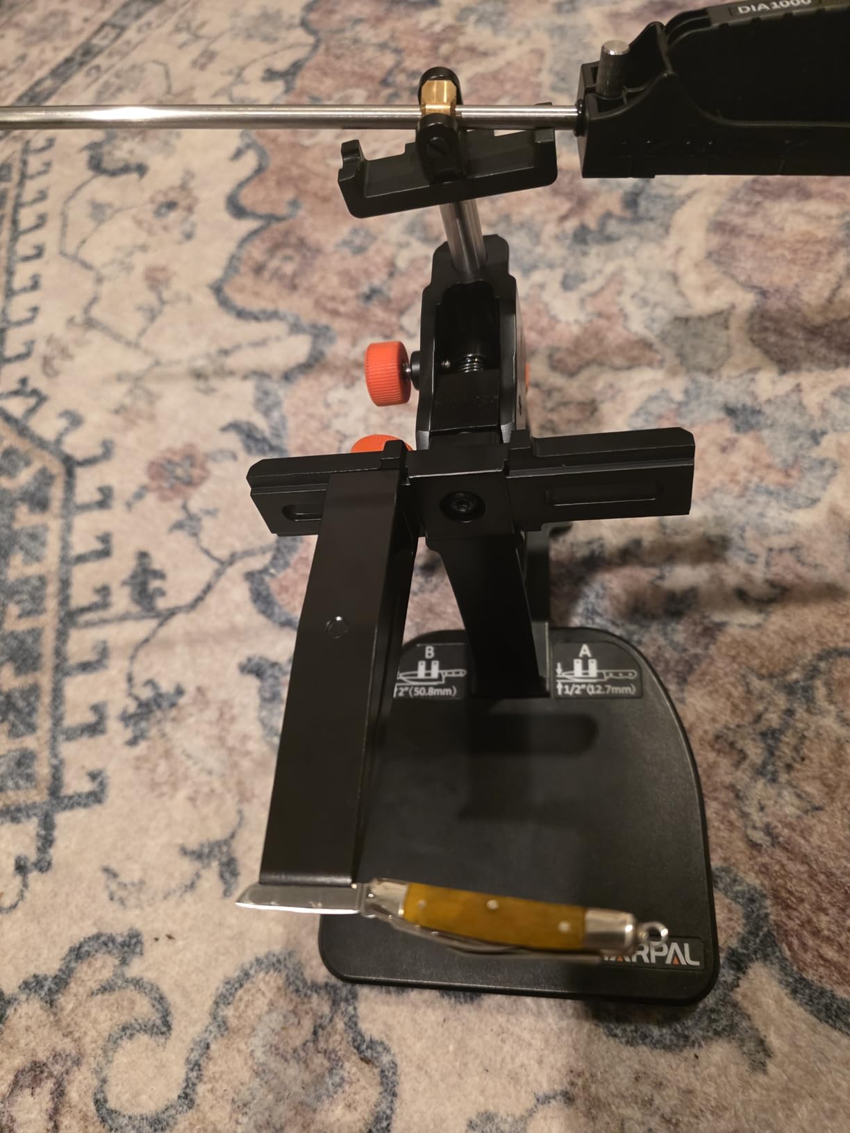 SHARPAL 202H Precision Knife Sharpening System-Adjustable Angle 10-35° Knife Sharpener Kit with 7 Abrasives (Diamond 220/325/600/1000, Whetstone 3000/6000, Leather Strop) customer photo 2