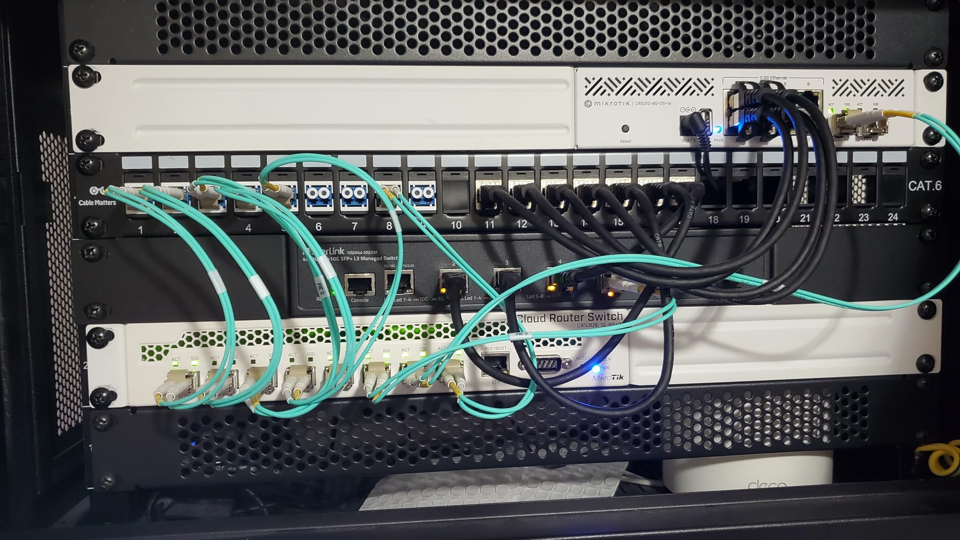 MokerLink 8 Port 10G Managed Switch, 4x10G Ethernet RJ45 Ports, 4x10G SFP+ Slot, L3 Web/CLI Managed, Metal Desktop|Wallmount Network Switch customer photo 2