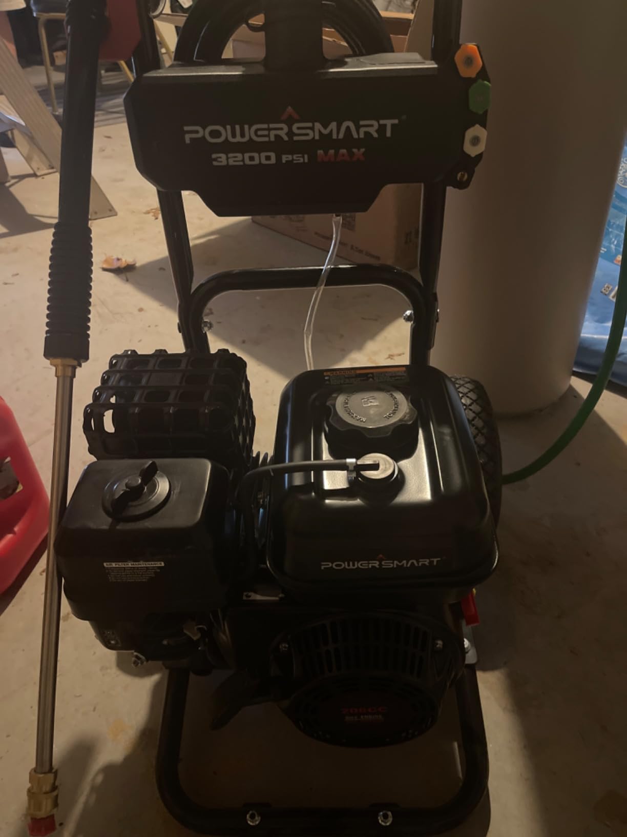 PowerSmart 3000 Max PSI Electric Pressure Washer with Induction Brushless Motor, 1.2 GPM High Pressure Cleaner, 5 Nozzles, 8