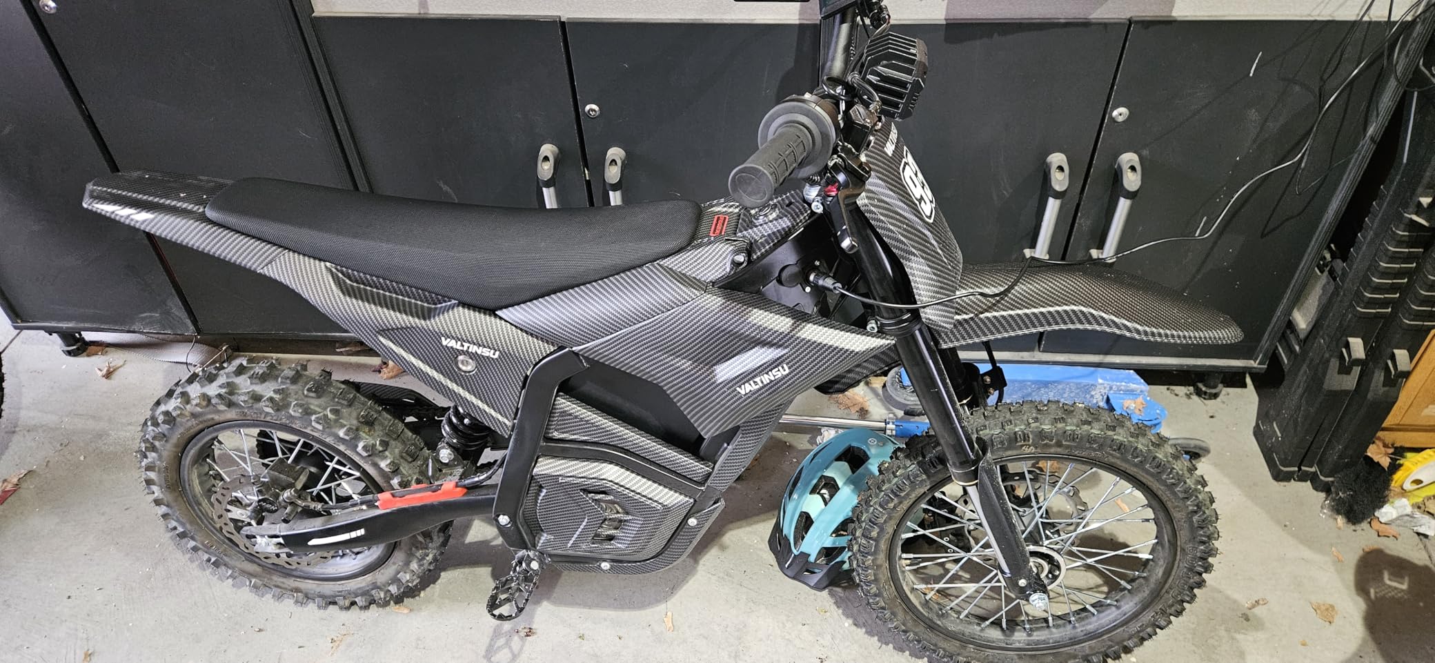 EM5 Electric Dirt Bike w/Light & Display, Off-Road Motorcycle 3840W 3 Speed Modes (Max 40MPH) 48V Range 53MI,14