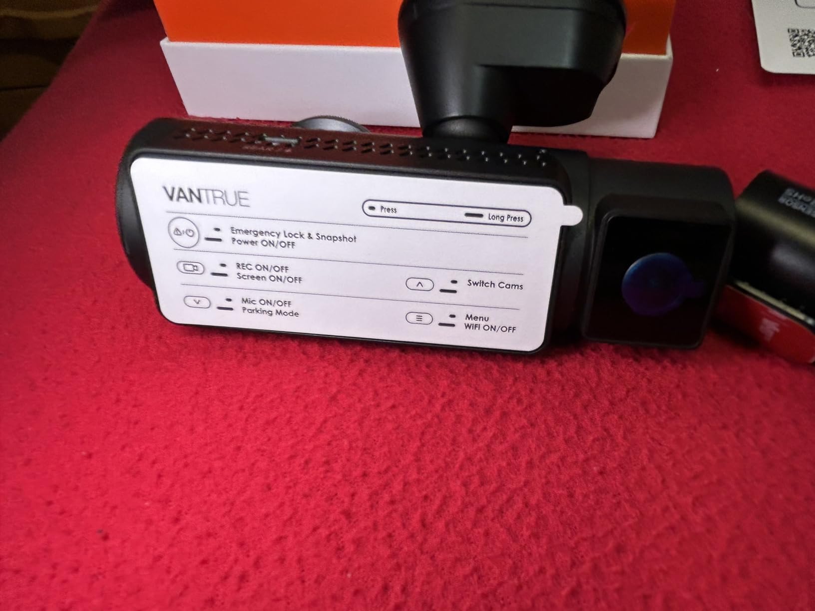 Vantrue N4 Pro S 4K 3 Channel Dash Cam, Triple STARVIS 2 Dash Camera for Cars, 4K+1080P+2.5K Front and Rear Inside, HDR IR Night Vision, 24/7 Buffered Parking Mode, GPS, Wi-Fi, Support 1TB customer photo 2