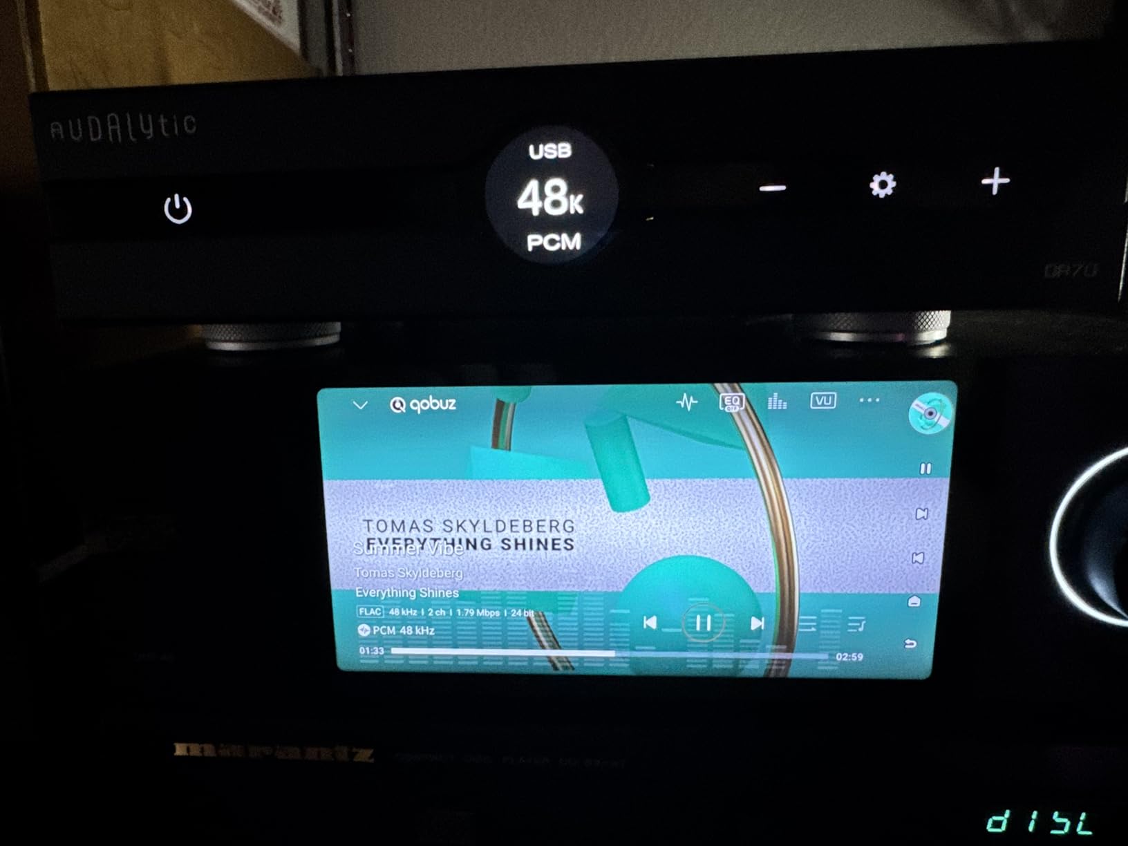 Gustard Audalytic DR70 R2R DAC | Native 1-Bit DSD DSD512 PCM768kHz | USB, Optical, Coaxial x2, LAN Input | Fully Discrete Balanced Digital-Analog Converter | Home Audio Network Streaming customer photo 2