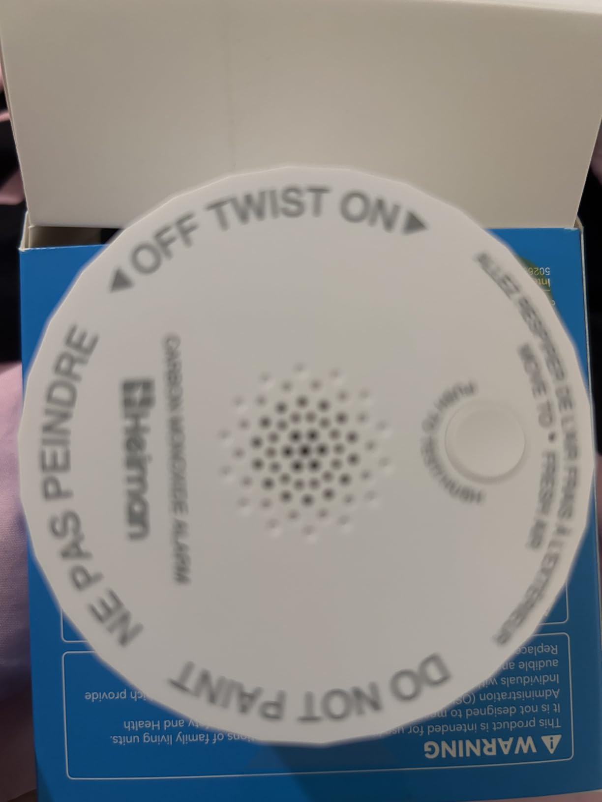 Heiman Smart Carbon Monoxide Detectors, Matter CO Detector, Real-time Notification, UL 2034 5th Certified, Wireless Battery Powered Mini Fire Alarm for Home, Compatible with Smartthings, Home Assistant customer photo 1