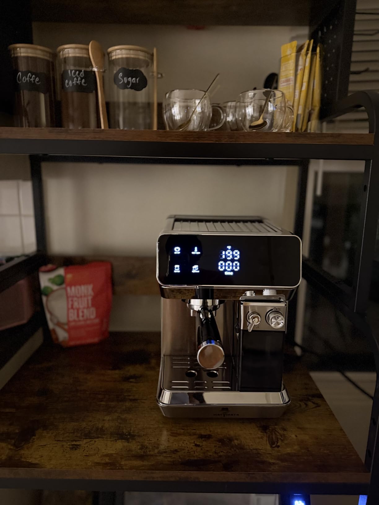 MAttinata CM1833L Automatic Cappuccino Machine, 20 Bar Espresso Machine, Coffee Maker with Dual Boiler & Self-Cleaning Milk Frother, Touch Screen Latte Machine, Stainless Steel for Kitchen, Silver customer photo 2