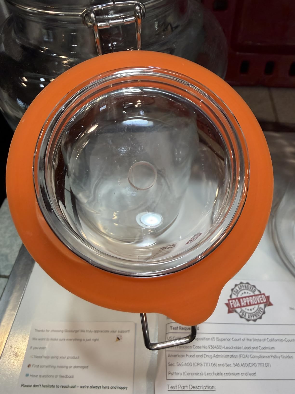 1 Gallon Fermentation Jars, 2 Pack Glass Fermentation Kit with Airlocks & Weights, Wide Mouth Fermenting Jars for Sauerkraut, Kimchi, Pickles, Mead & More customer photo 1