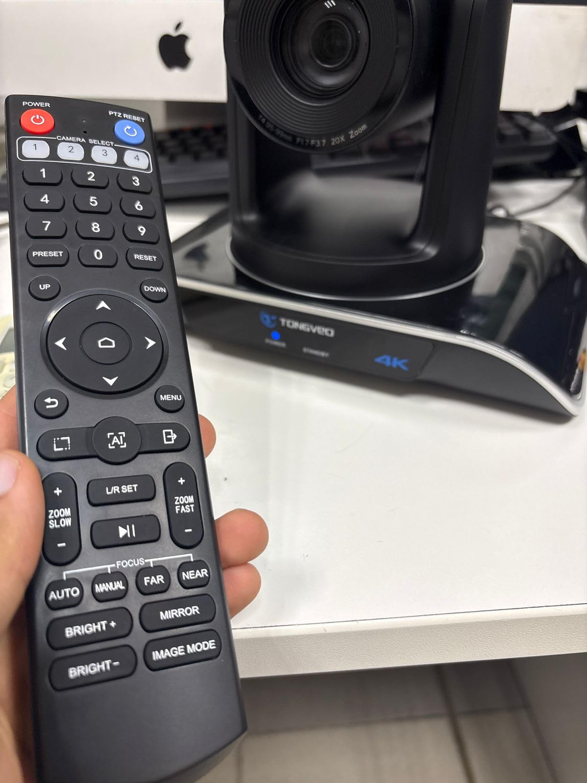 4K Conference Room Camera System AI Auto-Tracking 4K PTZ Camera 3X Optical Zoom USB3.0 HDMI Outputs and Bluetooth Speakerphone with Mics customer photo 2