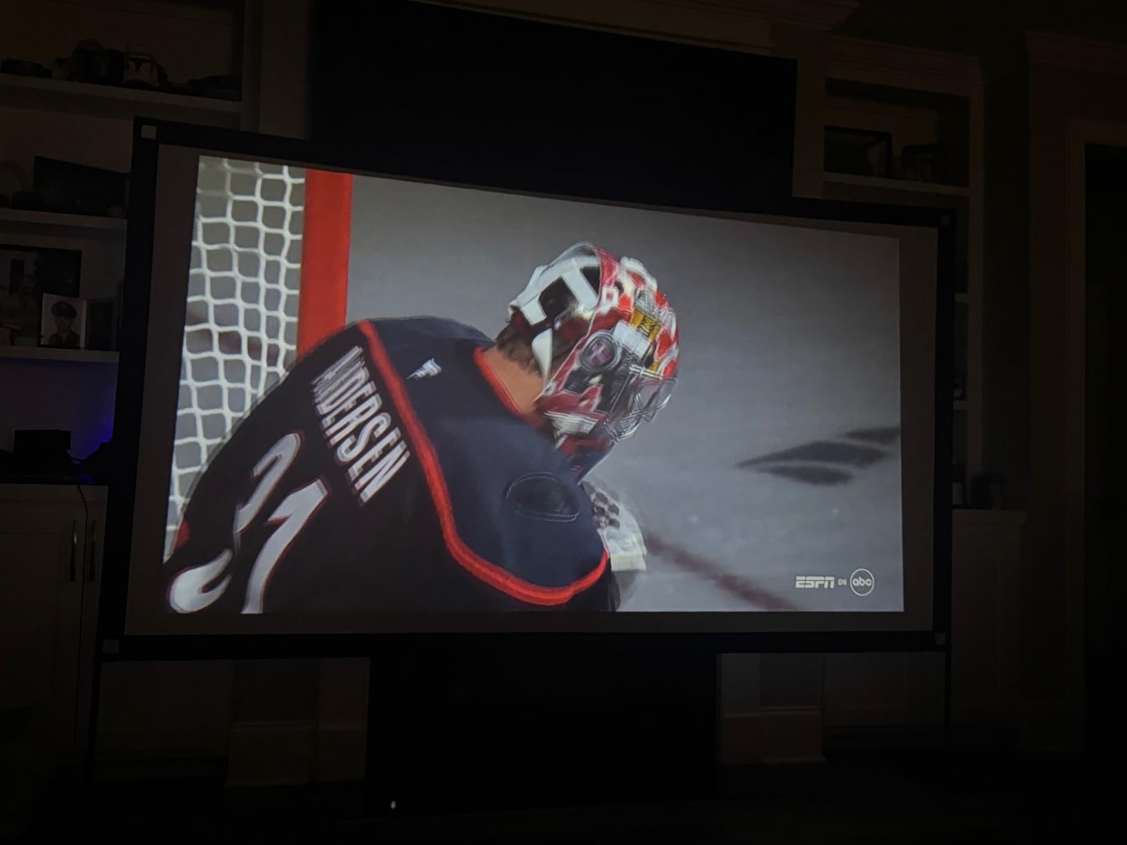 120inch Projector Screen with Stand: Portable Projector Screen Outdoor Indoor Front/Rear16:9 4K HD with Carry Bag, Sandbag - Lightweight Movie Screen for Backyard, Camping, Theater customer photo 1