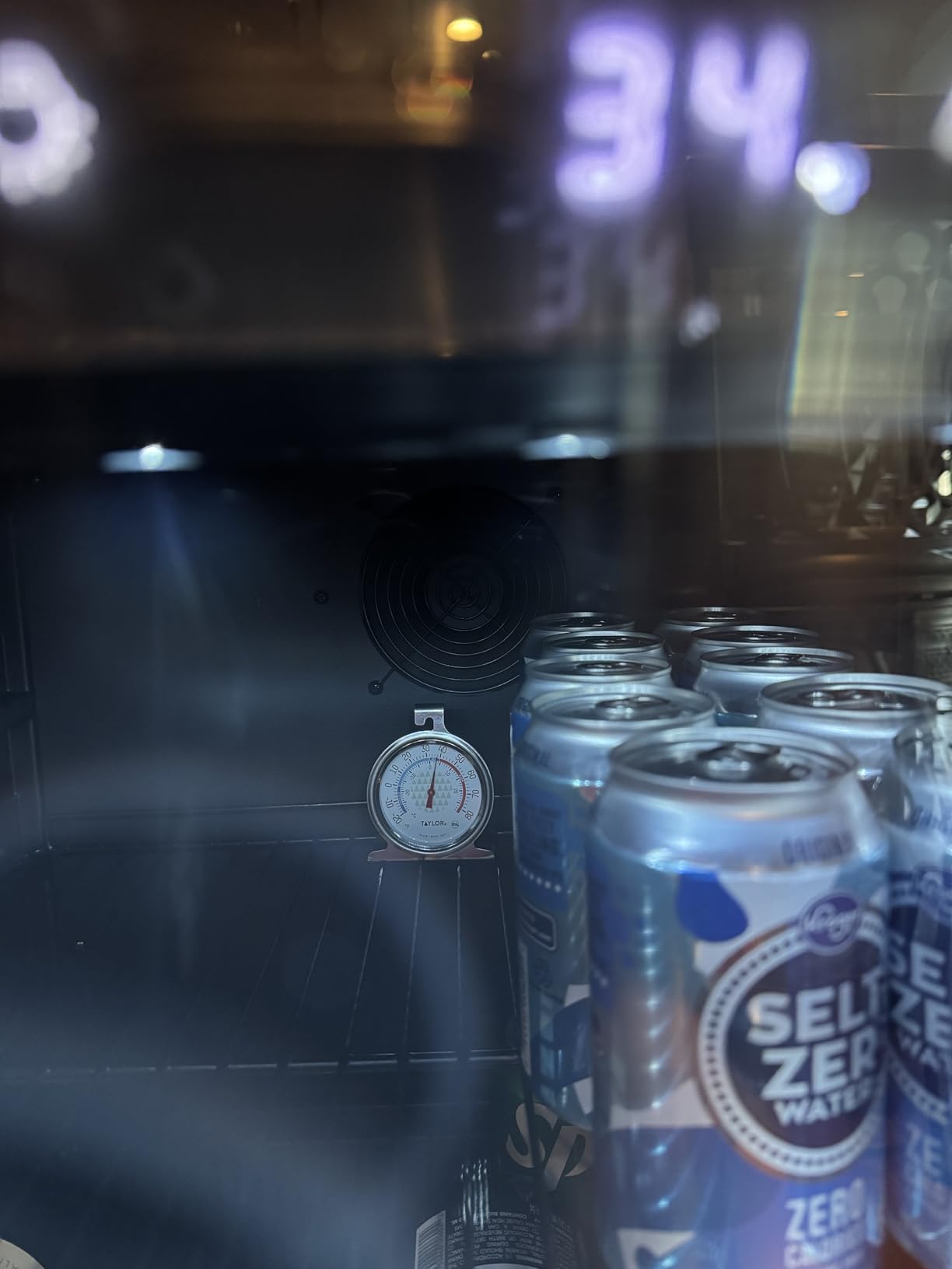 Ca'Lefort 24 Inch Beverage Refrigerator - 180 Can Beverage Fridge with 34°-54°F, Built in or Freestanding Beverage Cooler with Glass Door and 3 LED, Drink Fridge for Home/Kitchen (5.65 cu.ft) customer photo 1