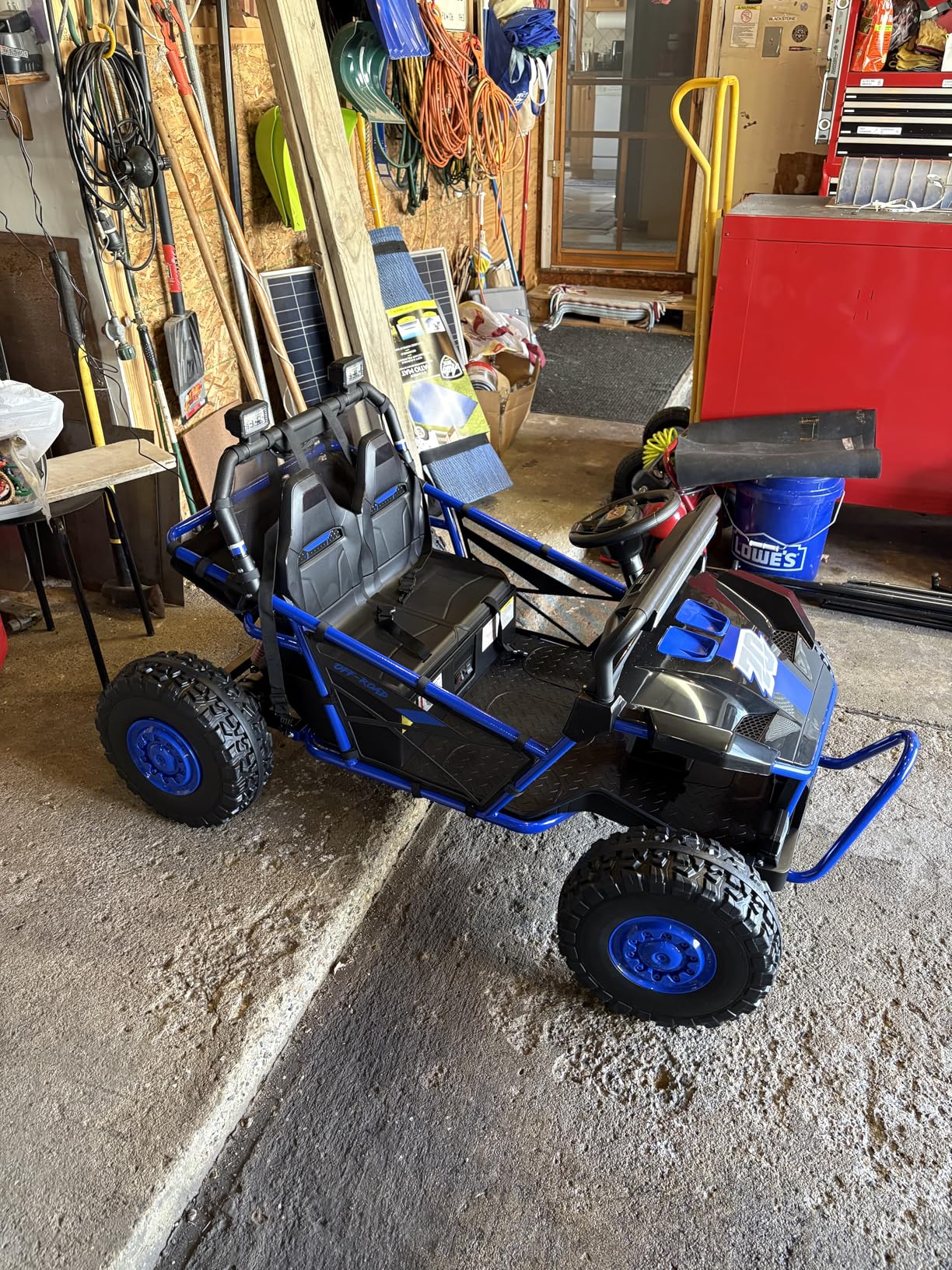 First Ride On 36V Kids Ride On UTV, 2-Seater 400W Electric Car for Kids 6+, 5-8 MPH Speed, 14