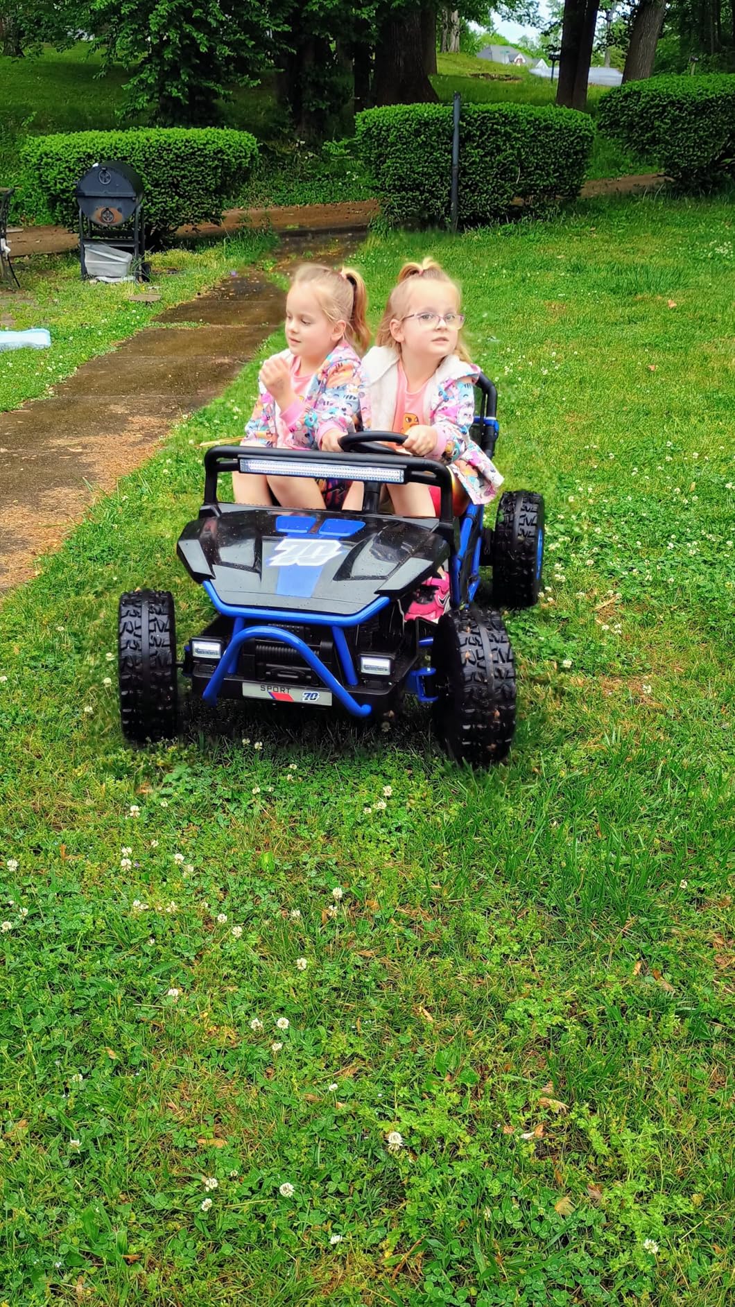 First Ride On 36V Kids Ride On UTV, 2-Seater 400W Electric Car for Kids 6+, 5-8 MPH Speed, 14