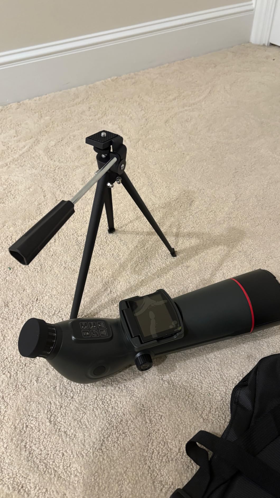 Smart Telescope, Professional Refractor Auto-focus Portable Digital Electronic Telescopes with 4K Astrophotography Camera, Internal And External Dual Screens Spotter for Adults and Beginners customer photo 2