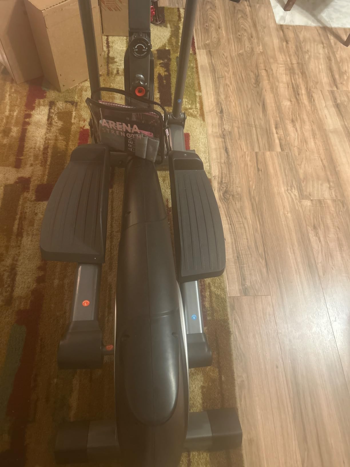 ANCHEER Elliptical Exercise Machine, Elliptical Machine for Home with Hyper-Smooth Magnetic Resistance, Elliptical Trainer with 14Levels, 15.5