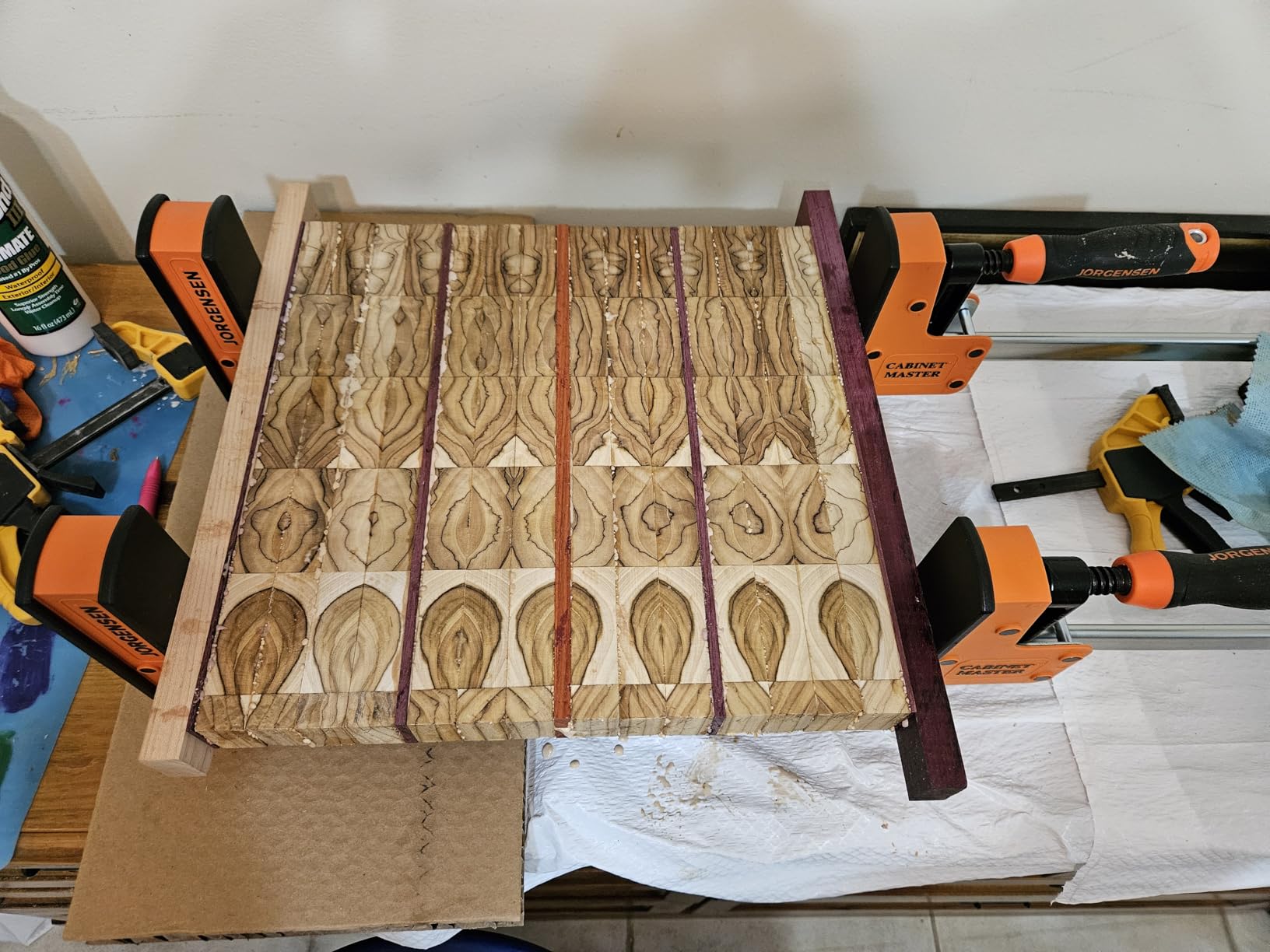 JORGENSEN 50-Inch Parallel Bar Clamp, Heavy-Duty Cabinet Master Clamp for Woodworking Glue-Up, 2200 lbs Force customer photo 2