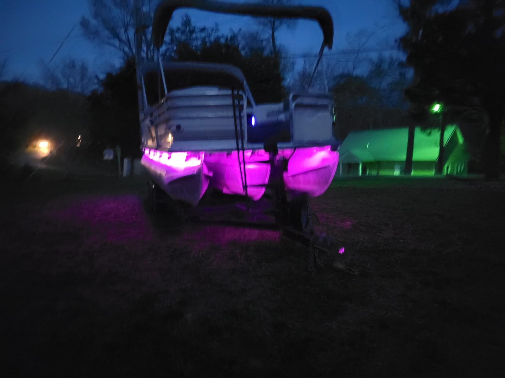 50FT Boat Lights LED Waterproof, 12V Marine Light Strip for Boat, RGB Marine LED Strip 12V with App & Remote for Pontoon Interior and Exterior, Night Fishing Lighting for Jon, Yacht, Kayak, Deck customer photo 1