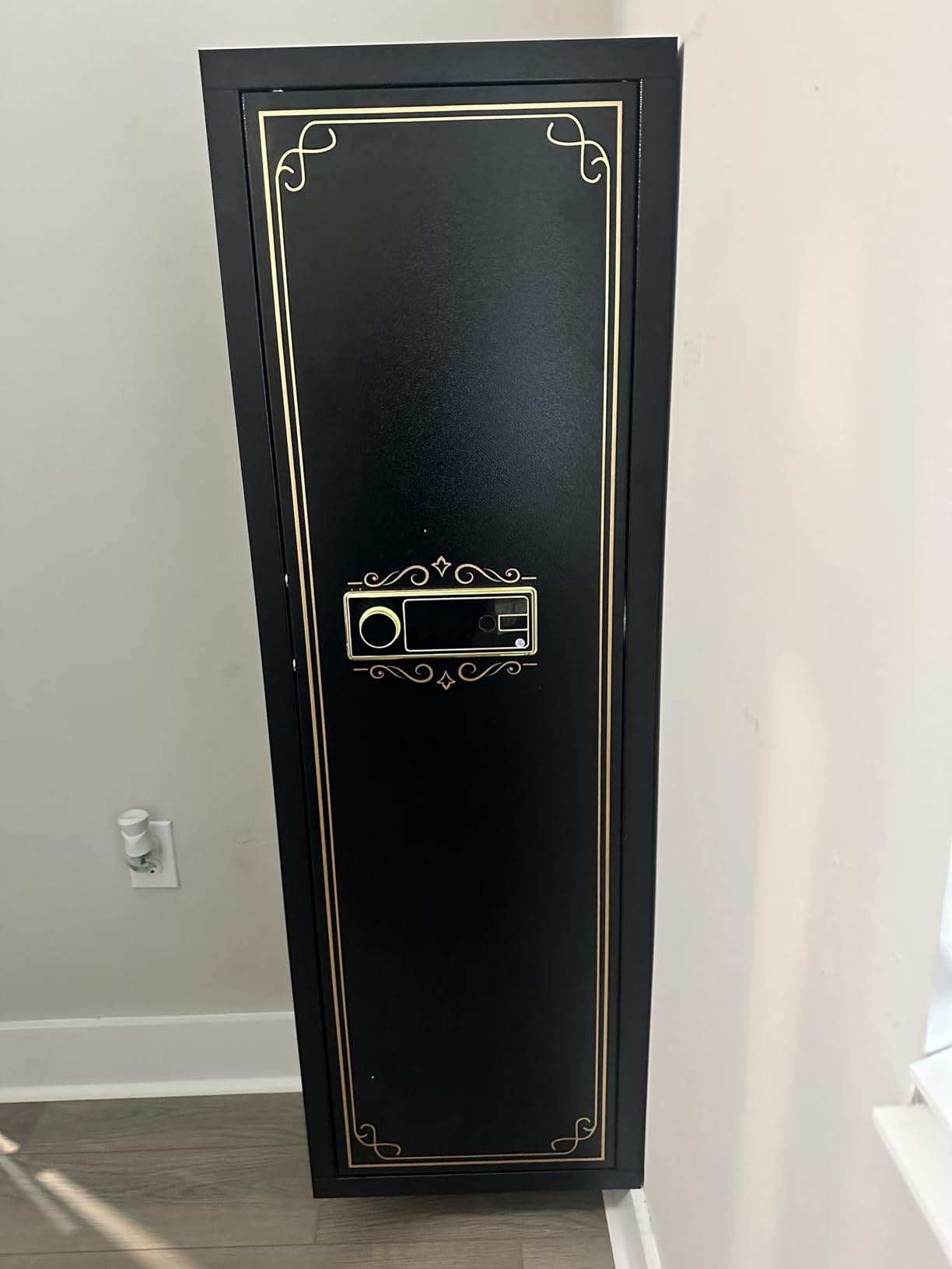 KAER 10-15 Biometric Gun Safe for Rifles and Pistols, Large Gun Cabinet with Removable Racks & Adjustable Shelf, Fingerprint Keypad Lock customer photo 1