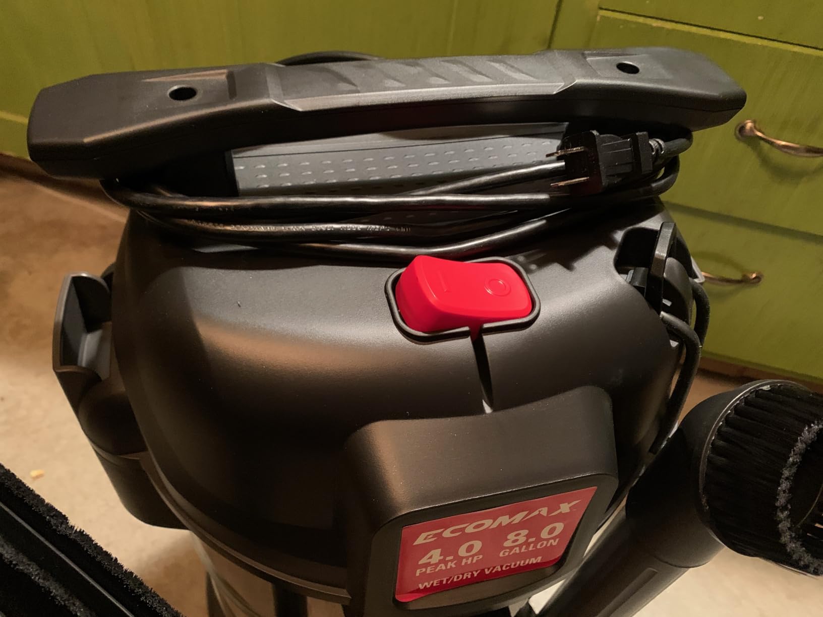 ECOMAX 8 Gallon Ultra-Quiet Shop Vacuum Wet and Dry, Stainless Steel Shop Vac with 80% Noise Reduction, 3X Longer Motor Life, 4 Peak HP Suction, Complete Accessory Kit for Garage, Workshop & Home customer photo 2