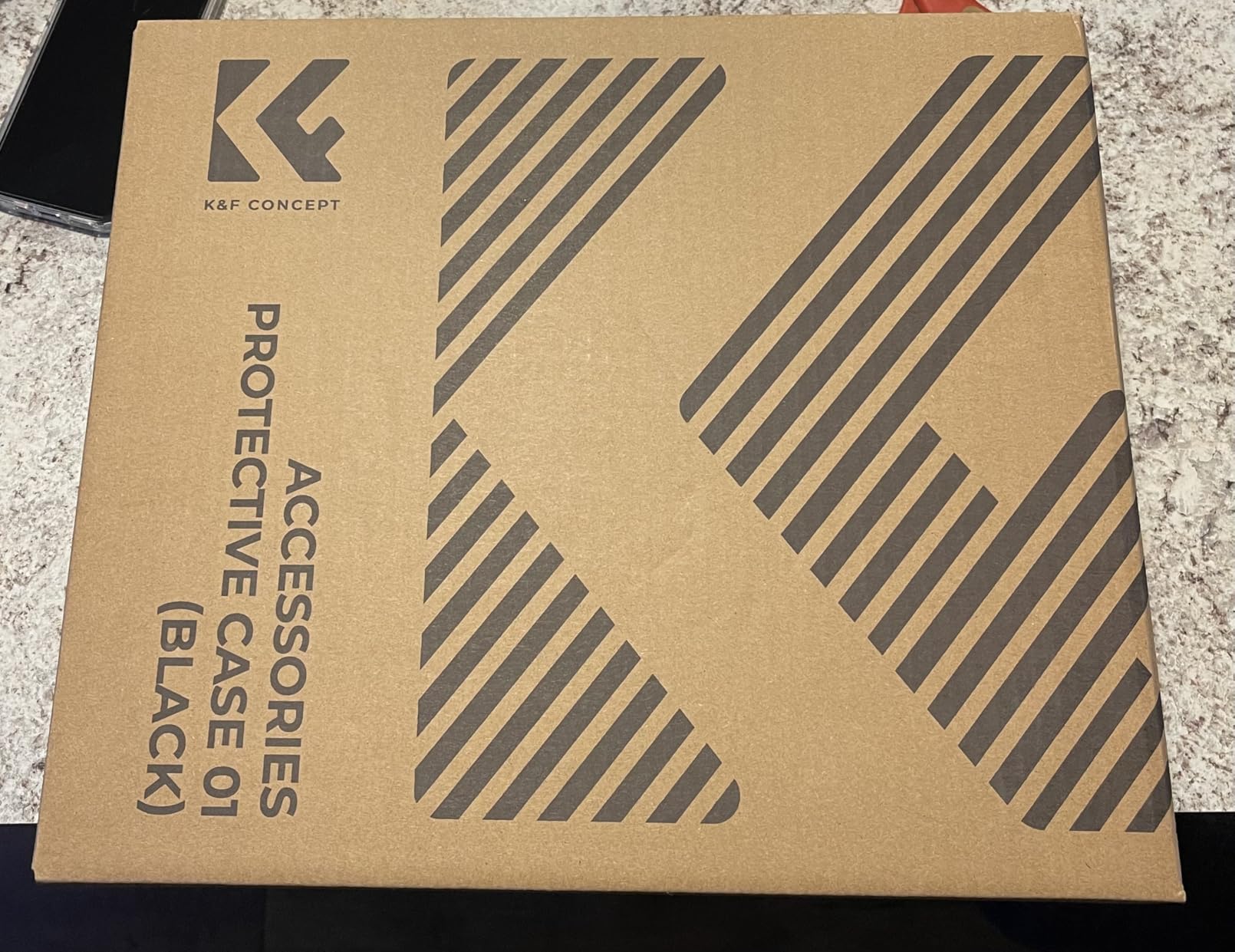 K&F CONCEPT Waterproof Hard Case, Portable Protective Camera Case, Customizable Foam Case Fit Use of Camera, Drones, Equipments -13.5x11.4x5.3inch customer photo 2