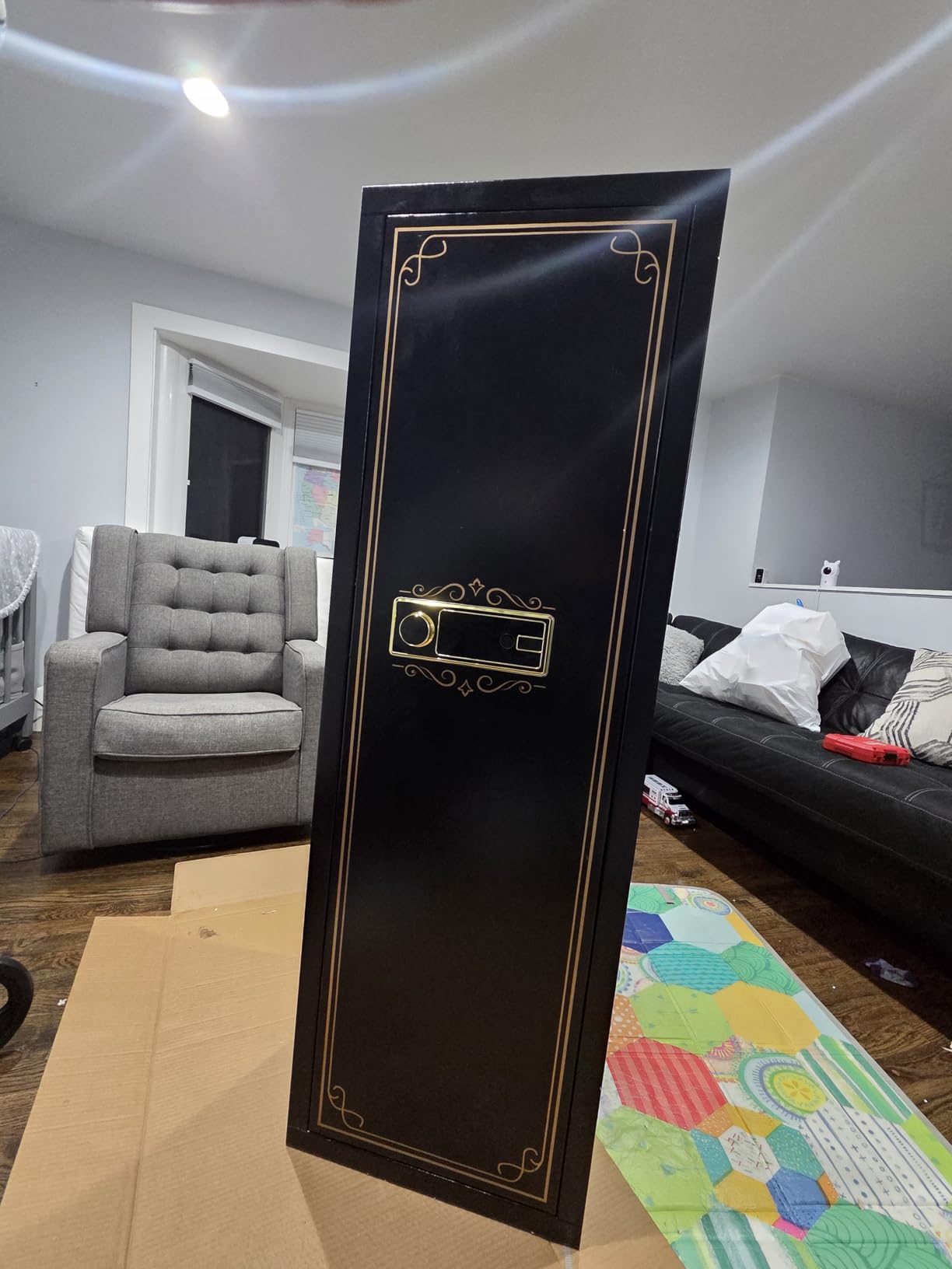 KAER 20 Gun Safe Biometric - Assembled Gun Safes for Rifles and Pistols Fingerprint Rifle Safe Large Gun Cabinet with Digital Keypad customer photo 1