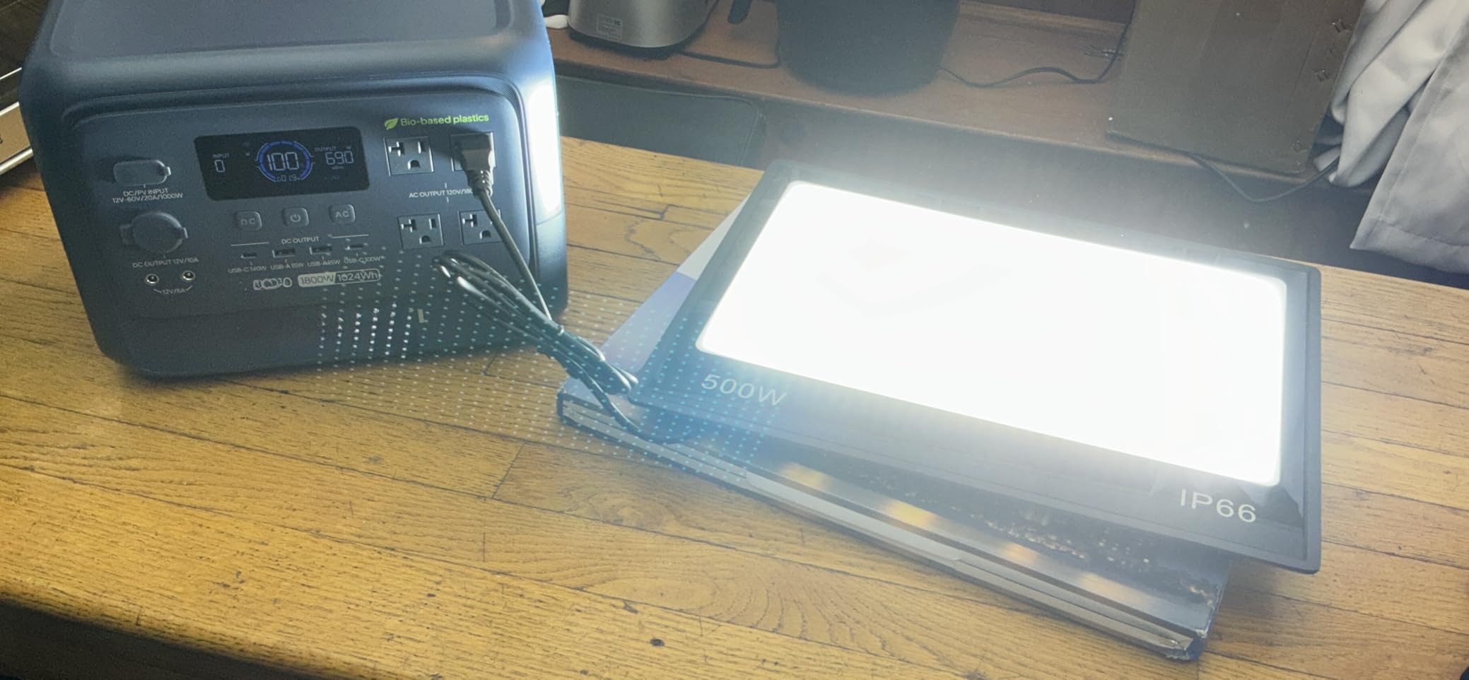 XXBSAZ 500W LED Flood Light 75000LM, Commercial Outdoor Stadium Light, IP66 Waterproof, High Mast Parking Lot Lighting, 5000K Daylight, AC85-277V customer photo 2
