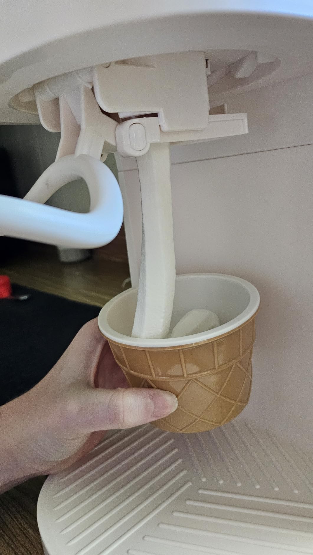 Dash Soft Serve Ice Cream Machine - Frozen Dessert Machine for Soft Serve, Froyo, Sorbet, and Fruit Whips - Compact Design - Features Double Insulated Freezer Bowl - 1-Pint Capacity customer photo 1
