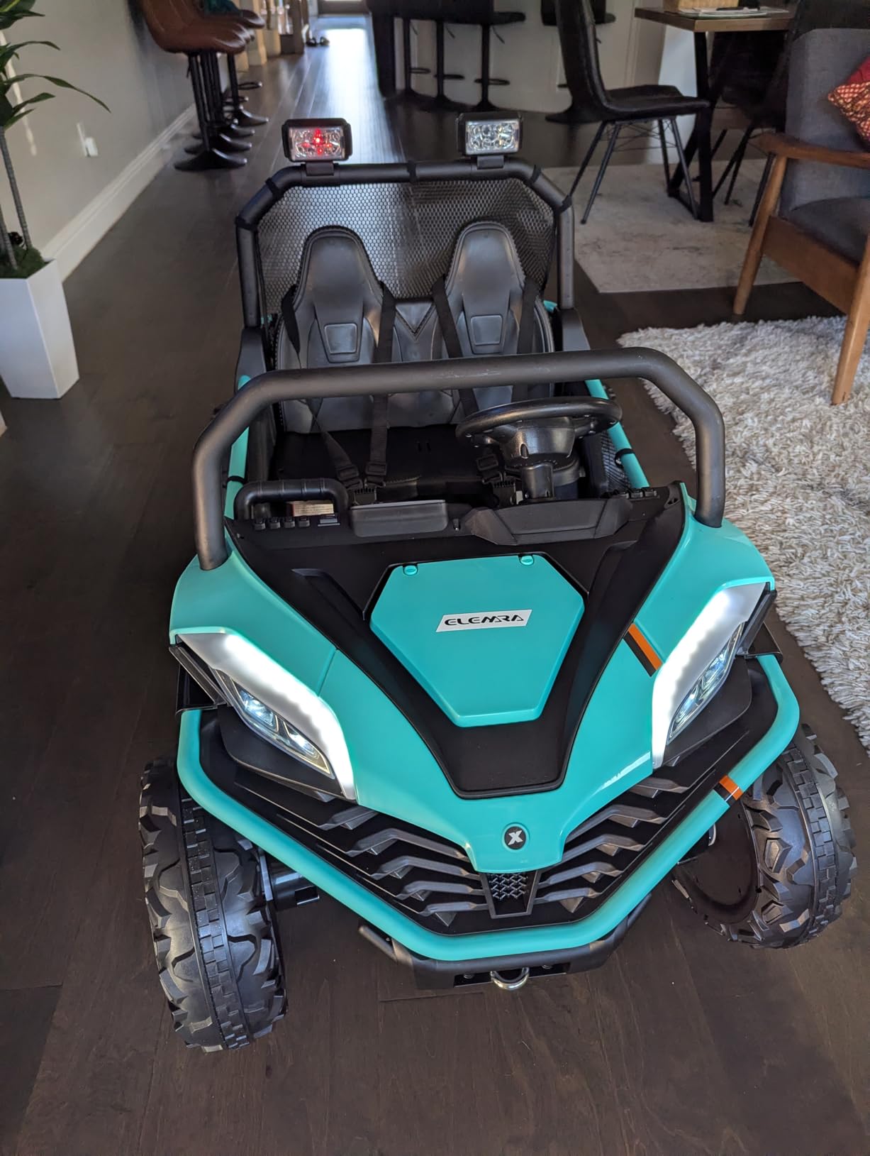 ELEMARA 24V Ride on Car for Kids, 2 Seater XL 20