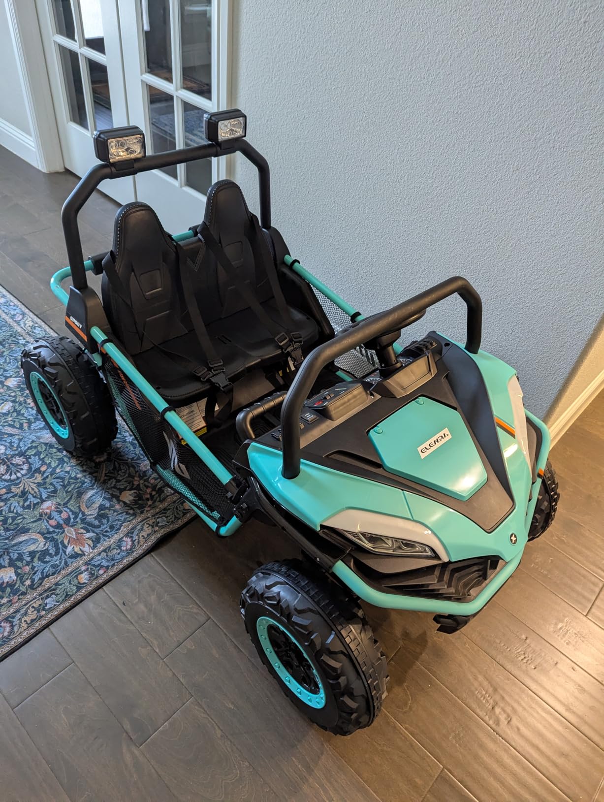 ELEMARA 24V Ride on Car for Kids, 2 Seater XL 20