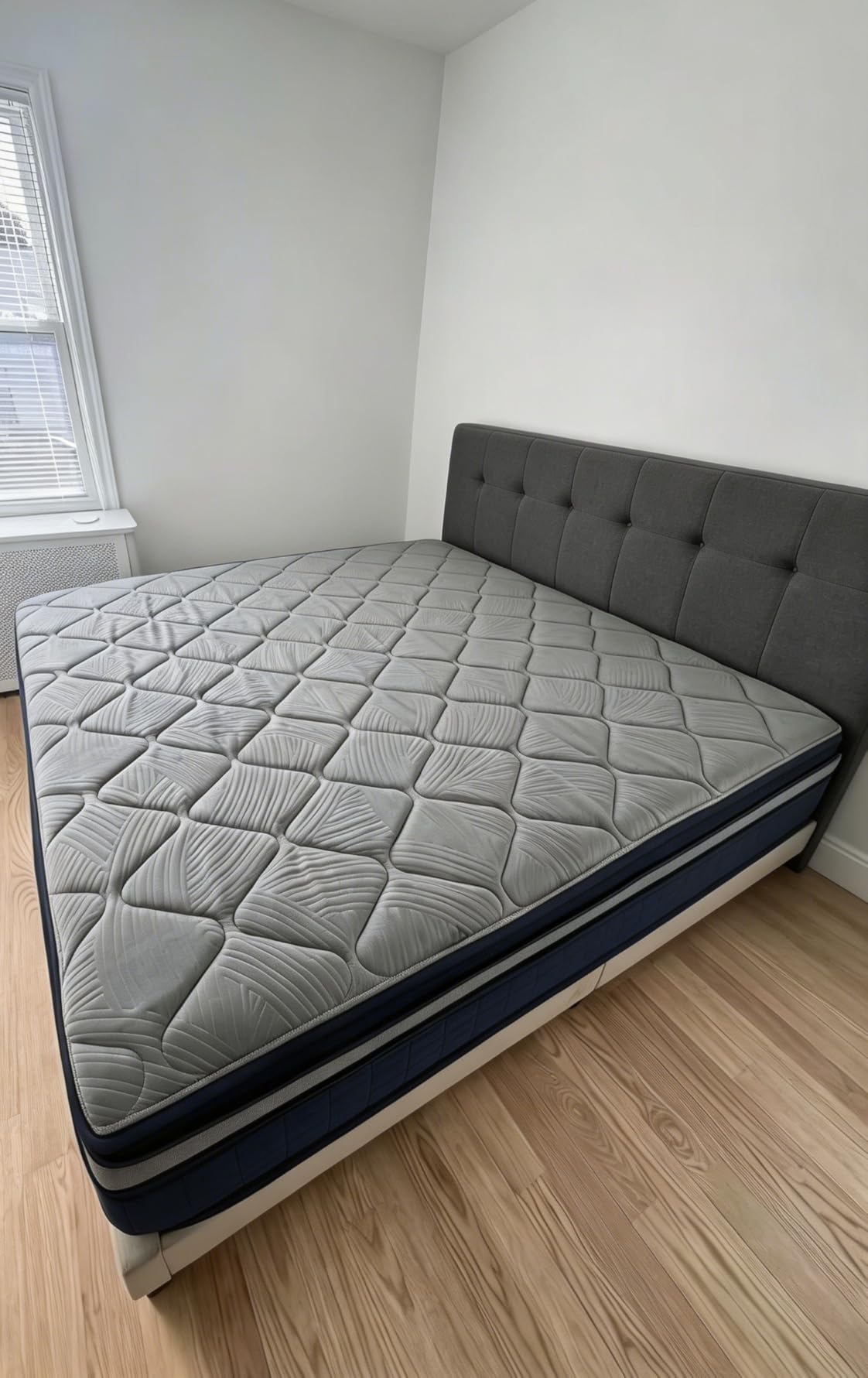 Sweetnight CoolNest 14 Inch King Size Mattress, Hybrid King Mattresses with DuoSense Pillow Top & Memory Foam for Feels up to 8 degrees Cooler, Medium Firm Mattress for Pressure Relief CertiPUR-US Certified customer photo 2