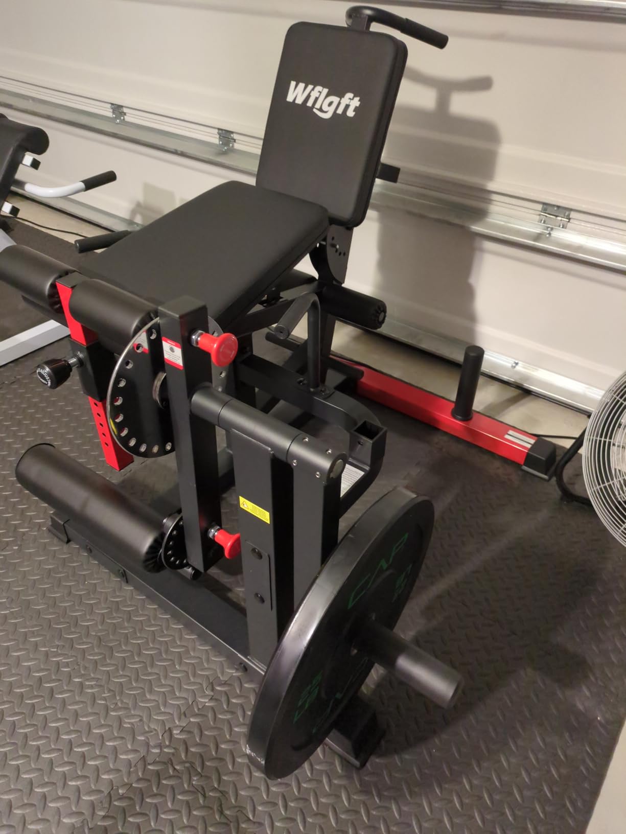 Leg Extension and Curl Machine, Adjustable Leg Curl Machine for Home Gym, 4 in 1 Lower Body Workout Machine with 1000LB Capacity, Leg Workout Equipment Compatible with 1