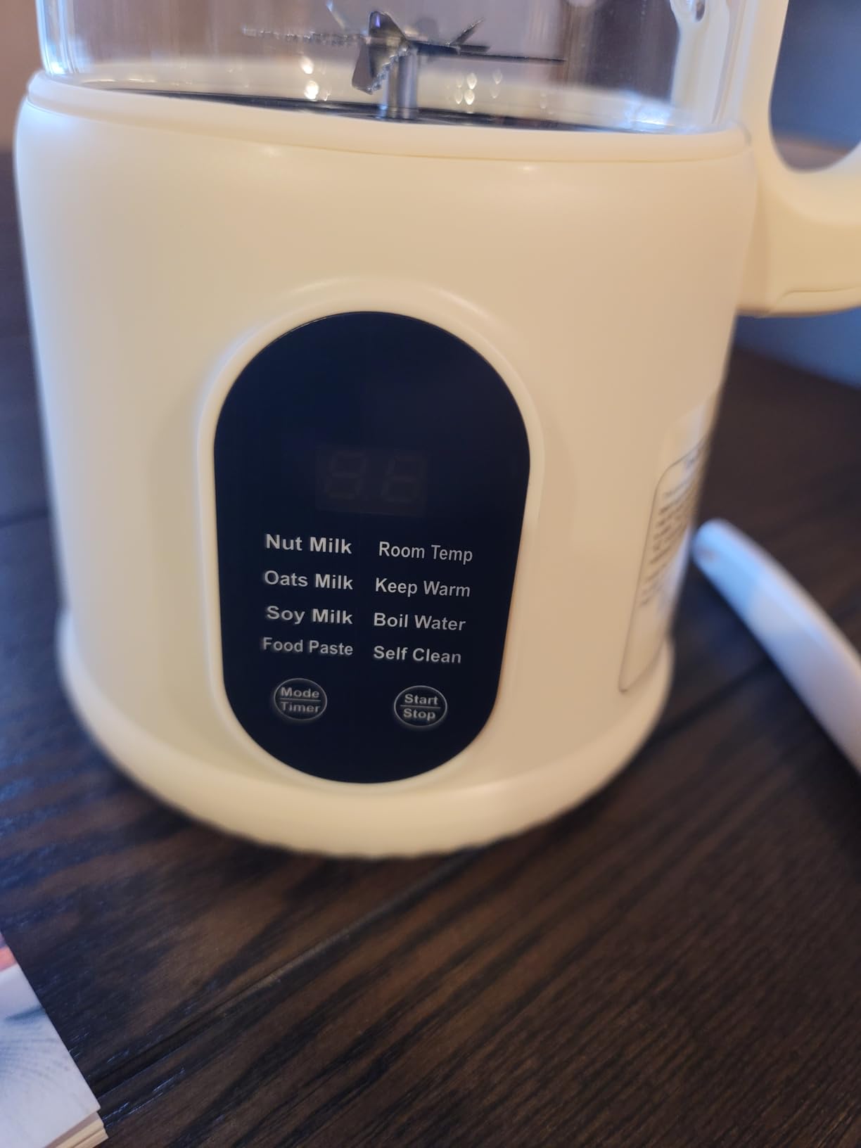 8 in1 Automatic Nut Milk Maker, 40oz Soybean Milk Machine, Homemade Almond, Oat, Soy, Plant-Based Milk and Non Dairy Beverages, 12 Hours Timer/Room Temp/Auto-Clean/Keep Warm/Boil/Low-Noise customer photo 2