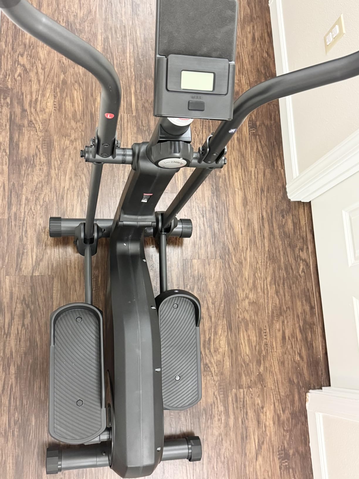 CURSOR Elliptical Exercise Machine, Elliptical Machine for Home with Hyper-Quiet Magnetic Driving System, 8&16 Levels Resistance, Compact Elliptical with 12IN Stride, LCD Monitor, 350LBS Weight Capacity customer photo 2