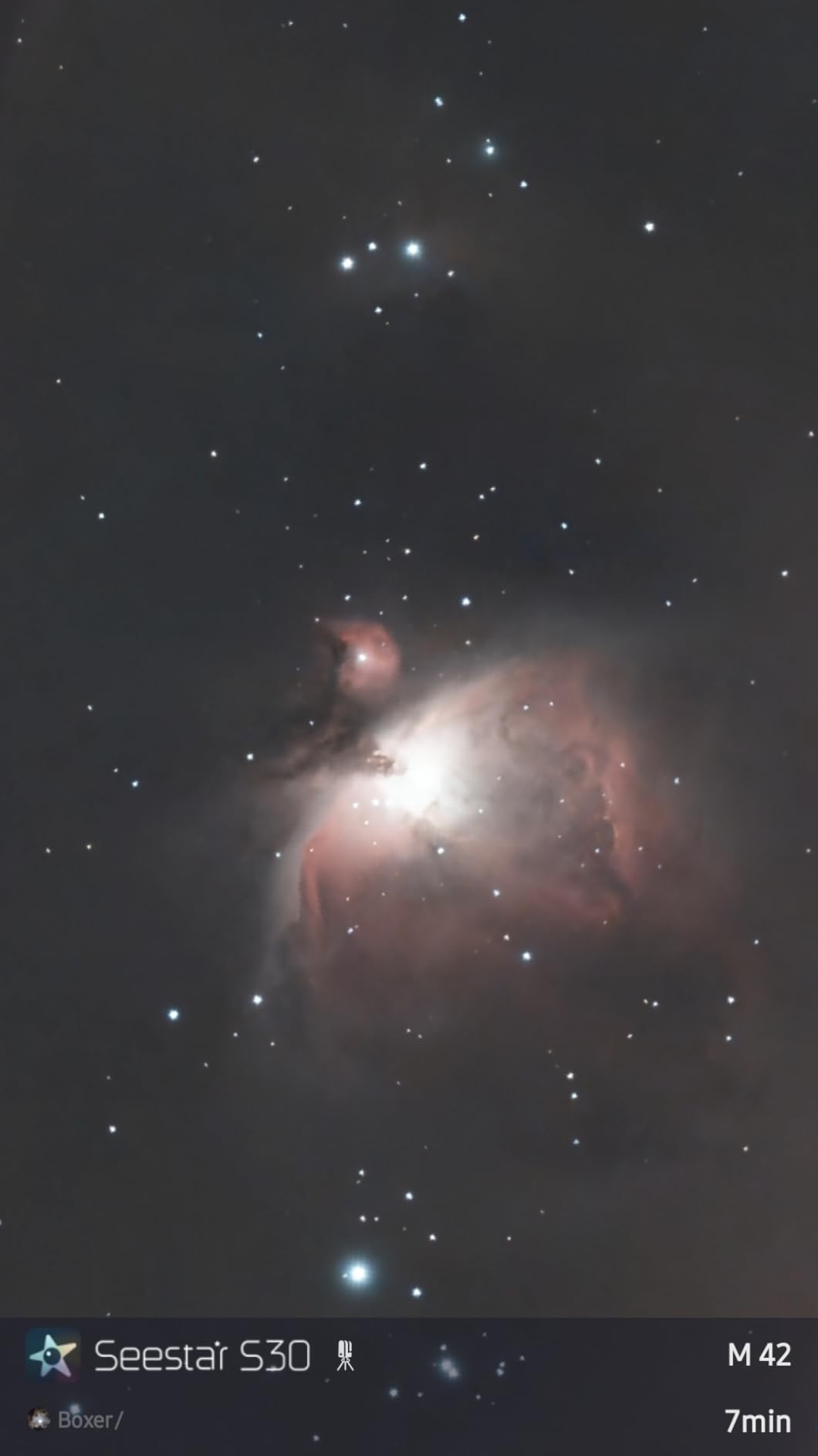 ZWO Seestar S30 Pro Smart Telescope, 4K Dual Camera Astrophotography Telescope with Auto Tracking & GoTo, App-Controlled, One-Tap Capture & Processing customer photo 2