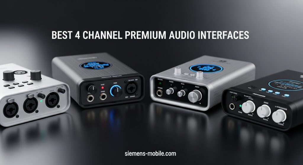 Best 4 Channel Premium Audio Interfaces