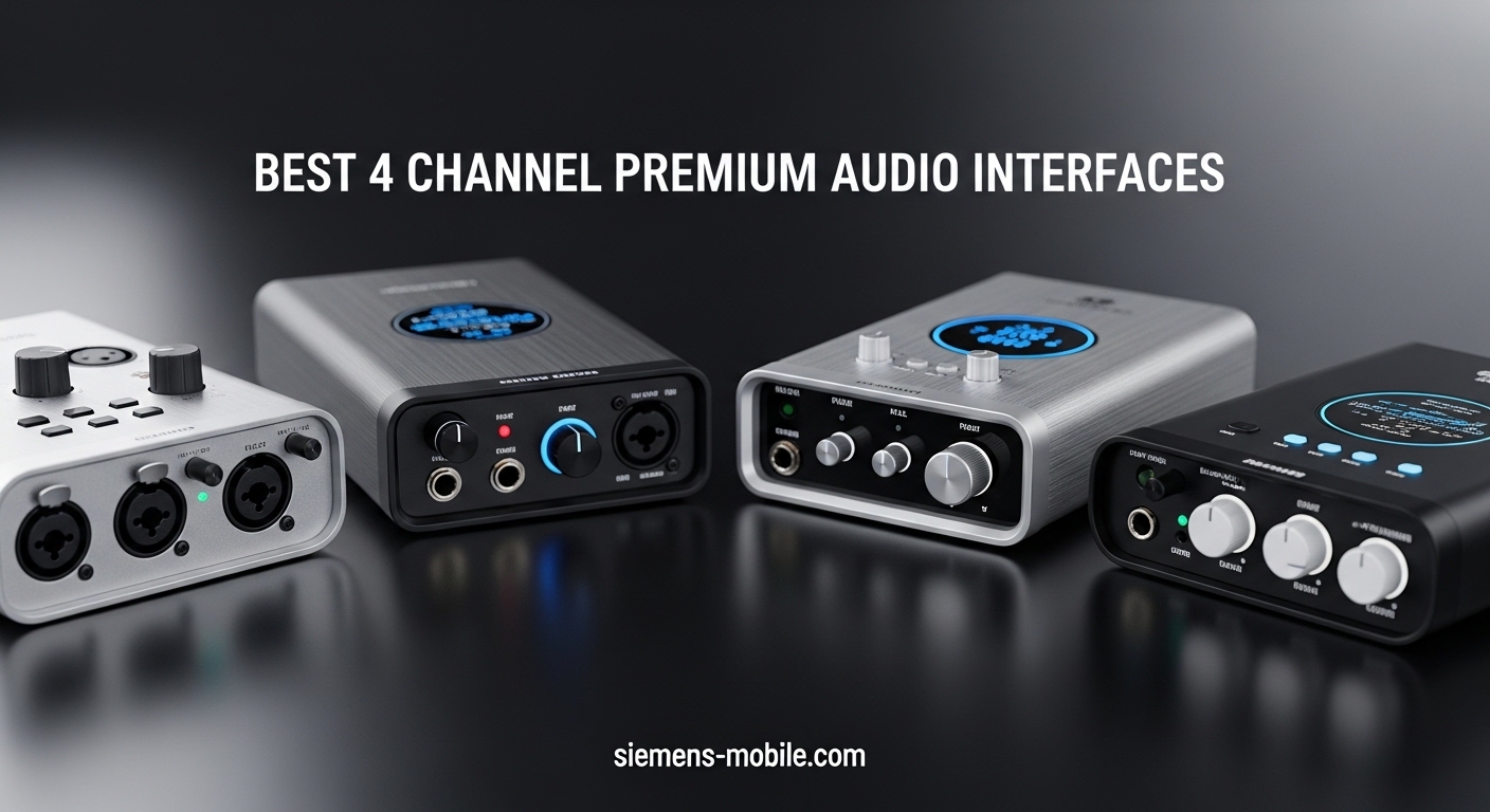 Best 4 Channel Premium Audio Interfaces