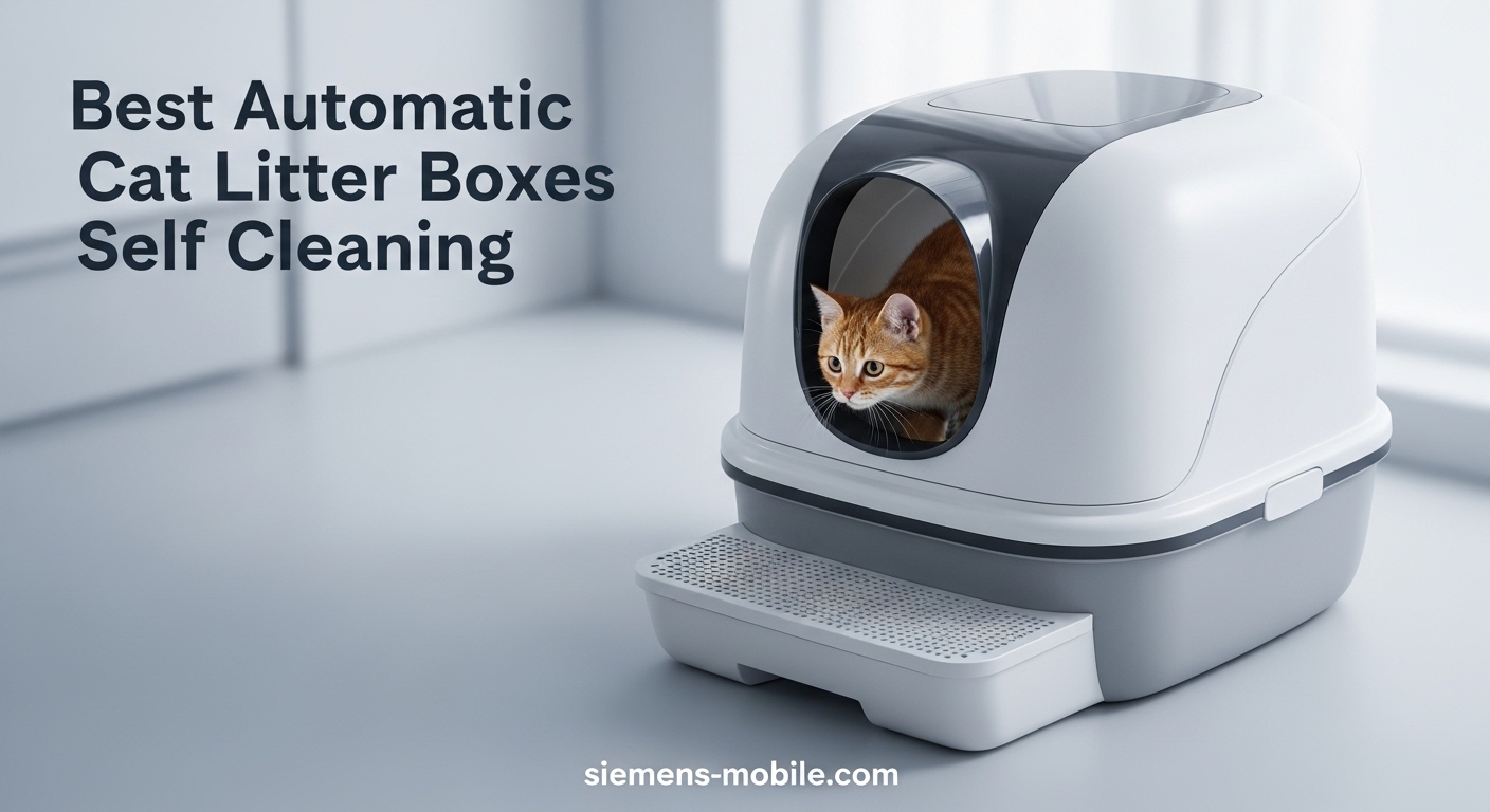Best Automatic Cat Litter Boxes Self Cleaning