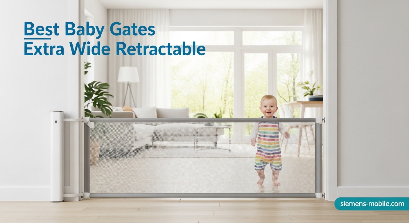 Best Baby Gates Extra Wide Retractable