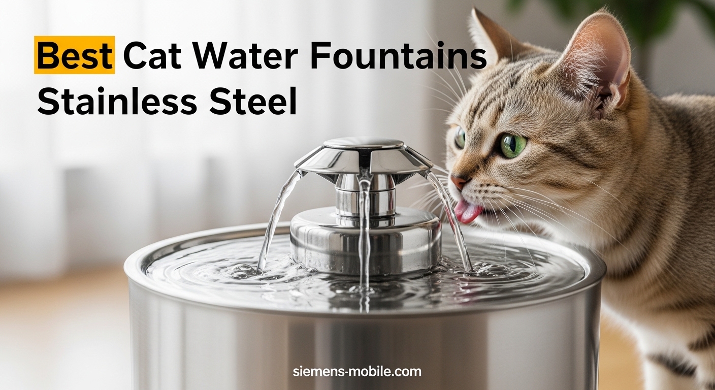 Best Cat Water Fountains Stainless Steel