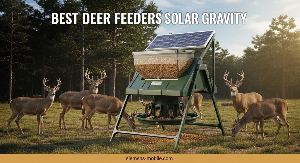 Best Deer Feeders Solar Gravity