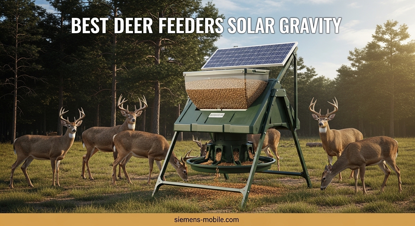 Best Deer Feeders Solar Gravity