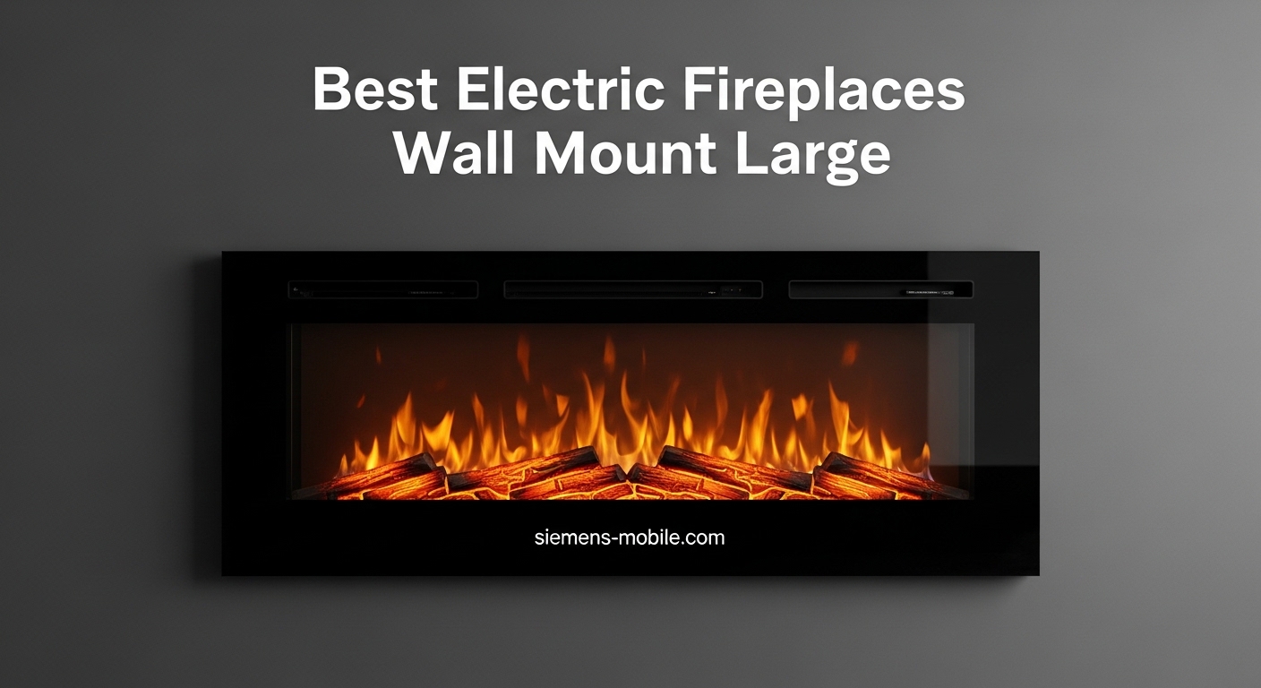 Best Electric Fireplaces Wall Mount Large