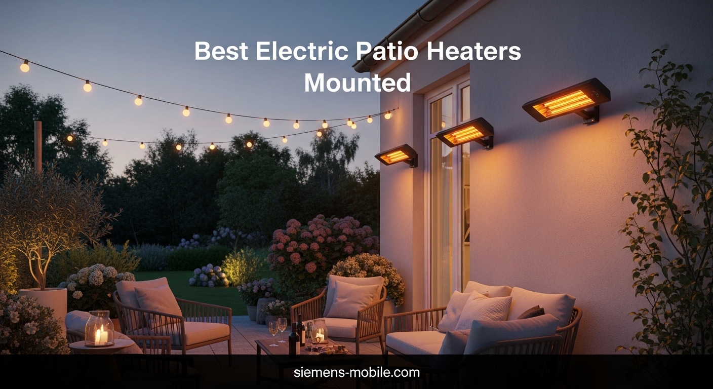 Best Electric Patio Heaters Mounted