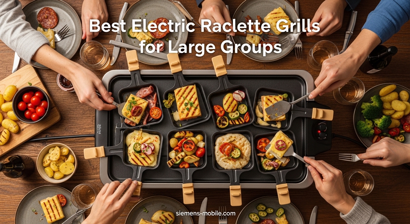 Best Electric Raclette Grills for Large Groups