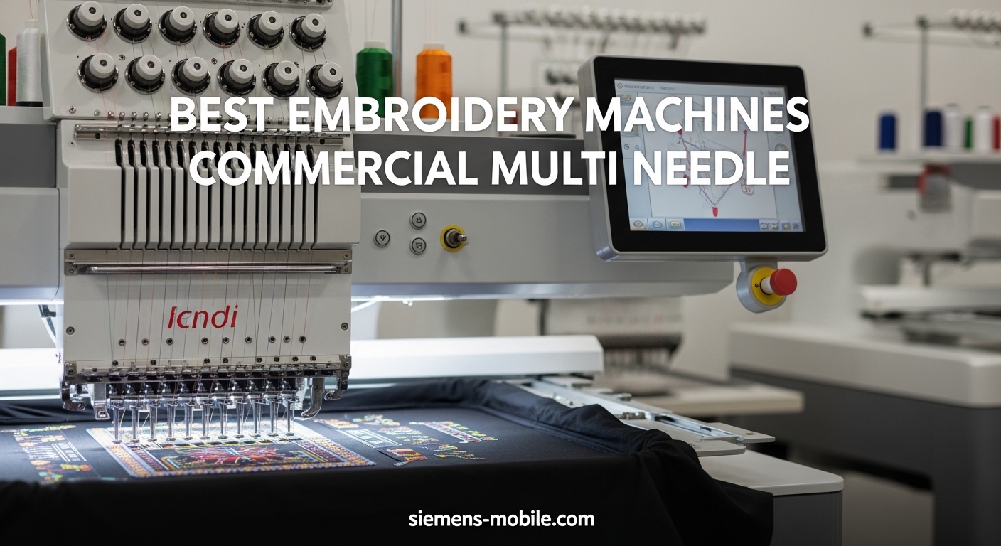 Best Embroidery Machines Commercial Multi Needle